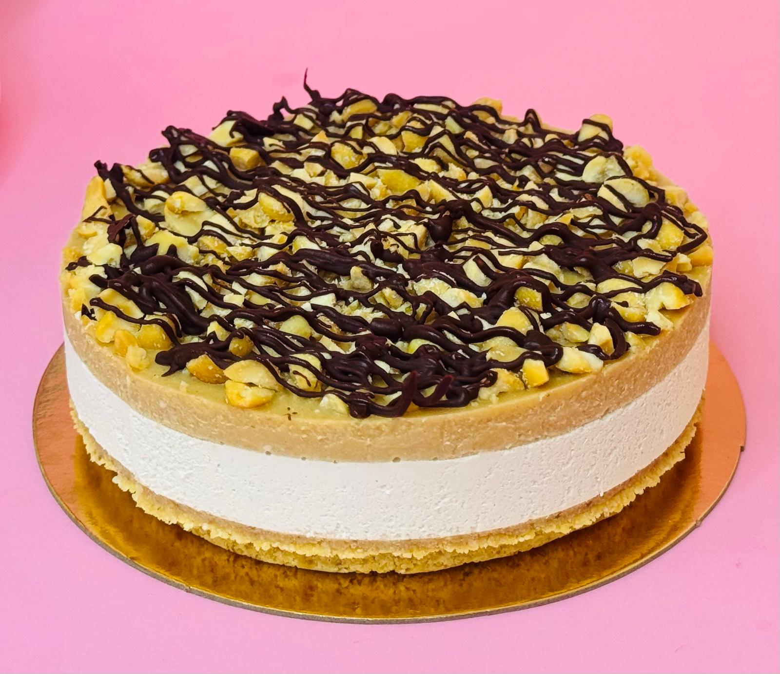 Raw Vegan Snickers Cake